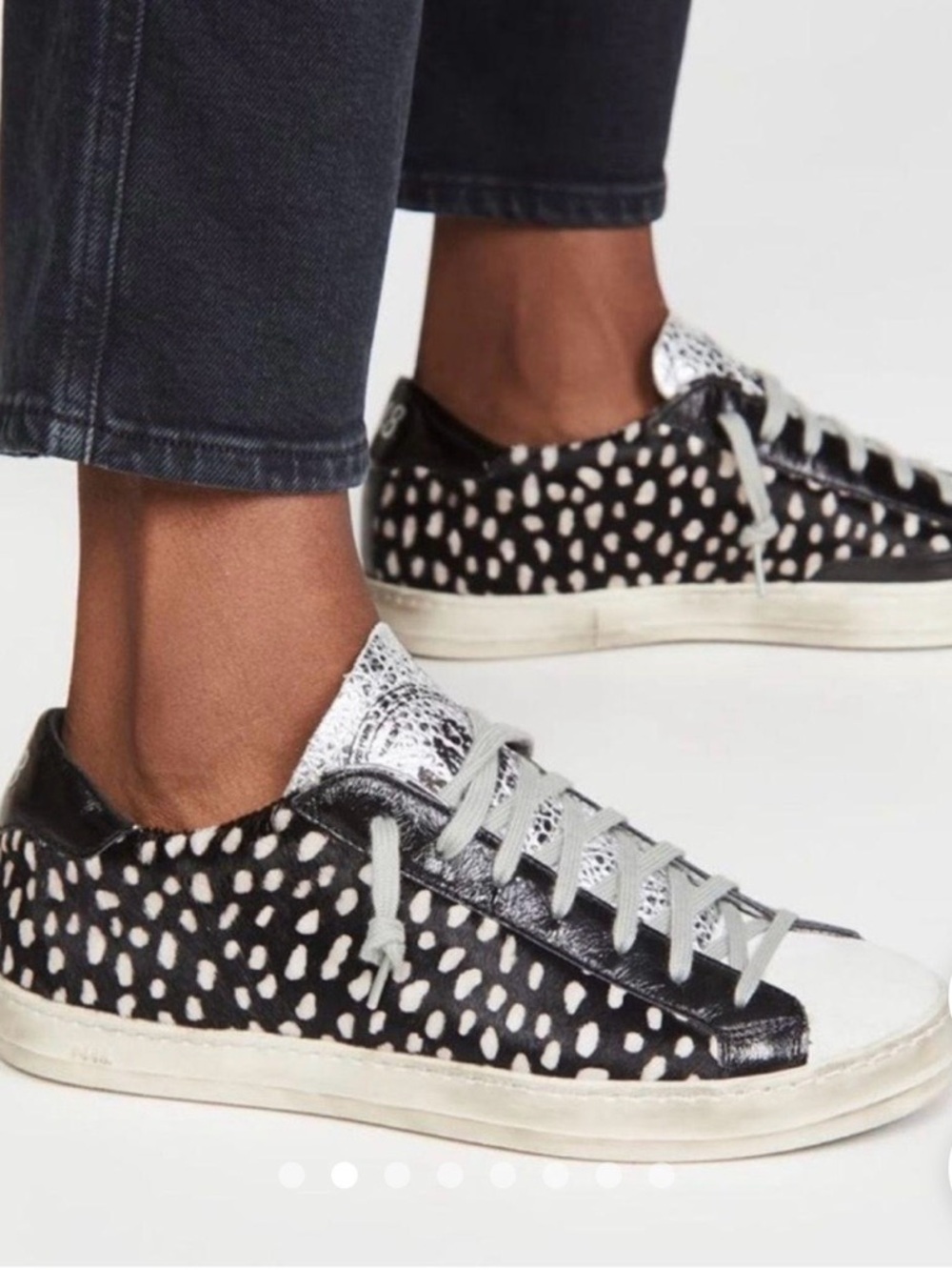 P448 Women's Low-Top Sneakers in Cowiena-Animal Calf
